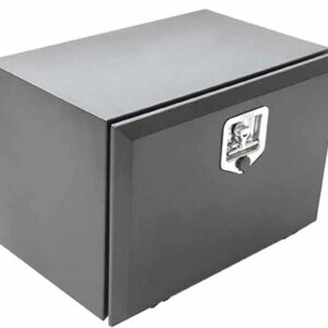 Tool Box with Galvanized Steel Black Poweder Coated Body, Stainless Steel Lid and Stainless Steel Lock